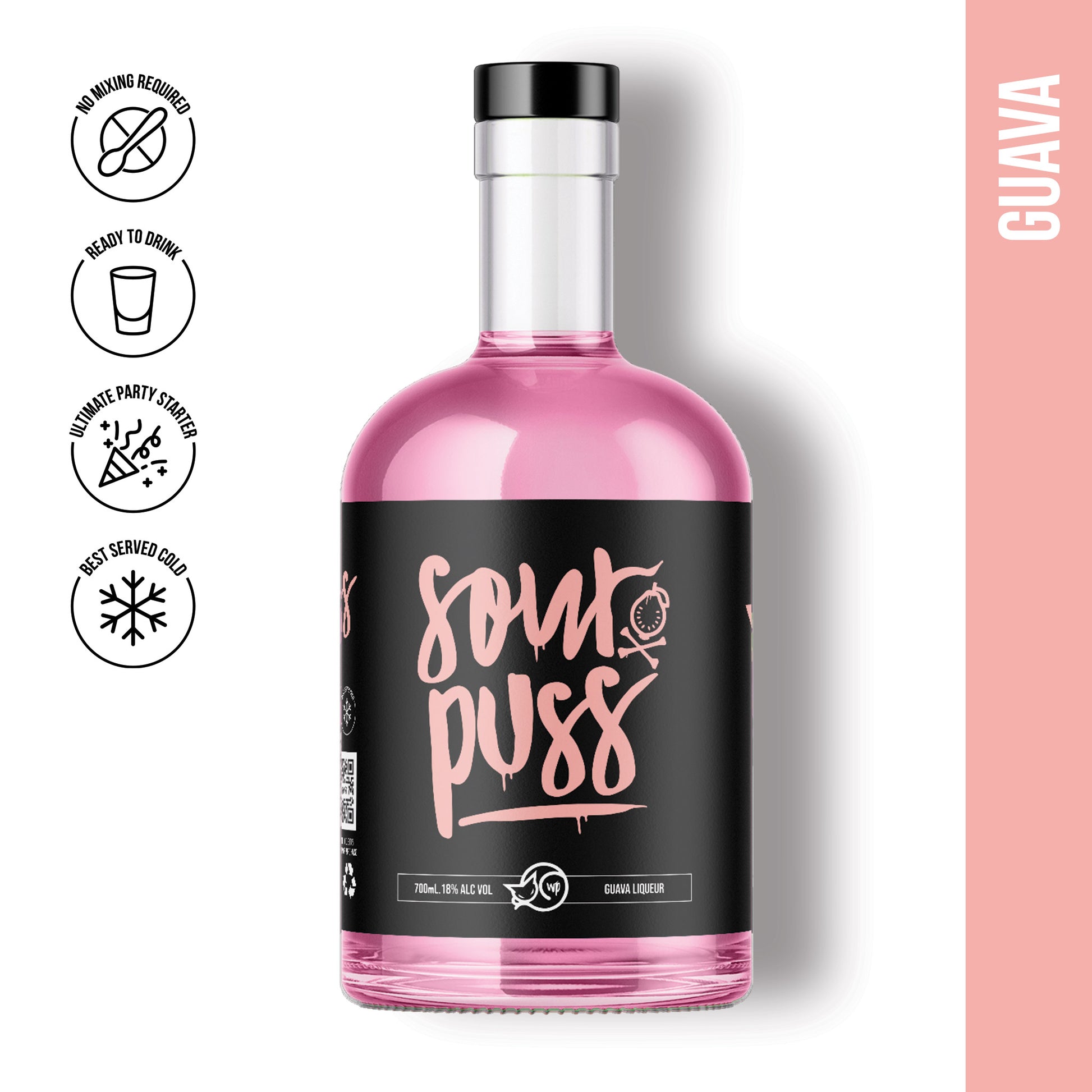 Sour Puss Guava 700ml